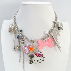 Spoiled Punk Charm Necklace