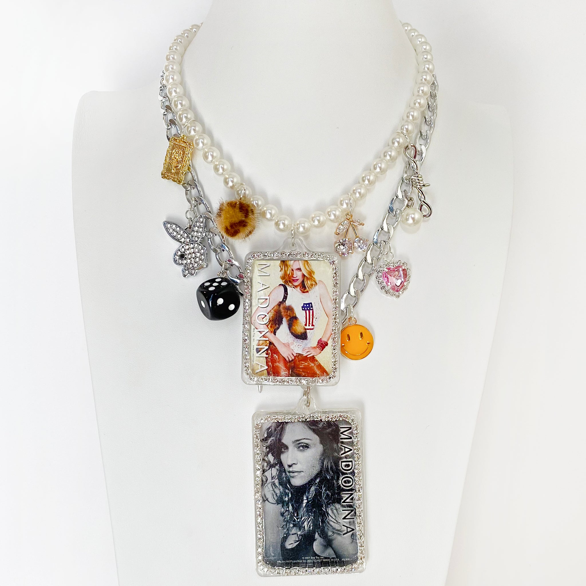 Madonna Vintage Remix Charm Necklace