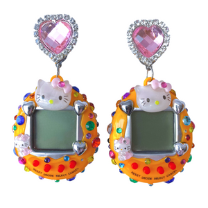 Hello Kitty Cyber Pet Earrings