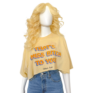 MISS BITCH CROPPED VTG T-SHIRT