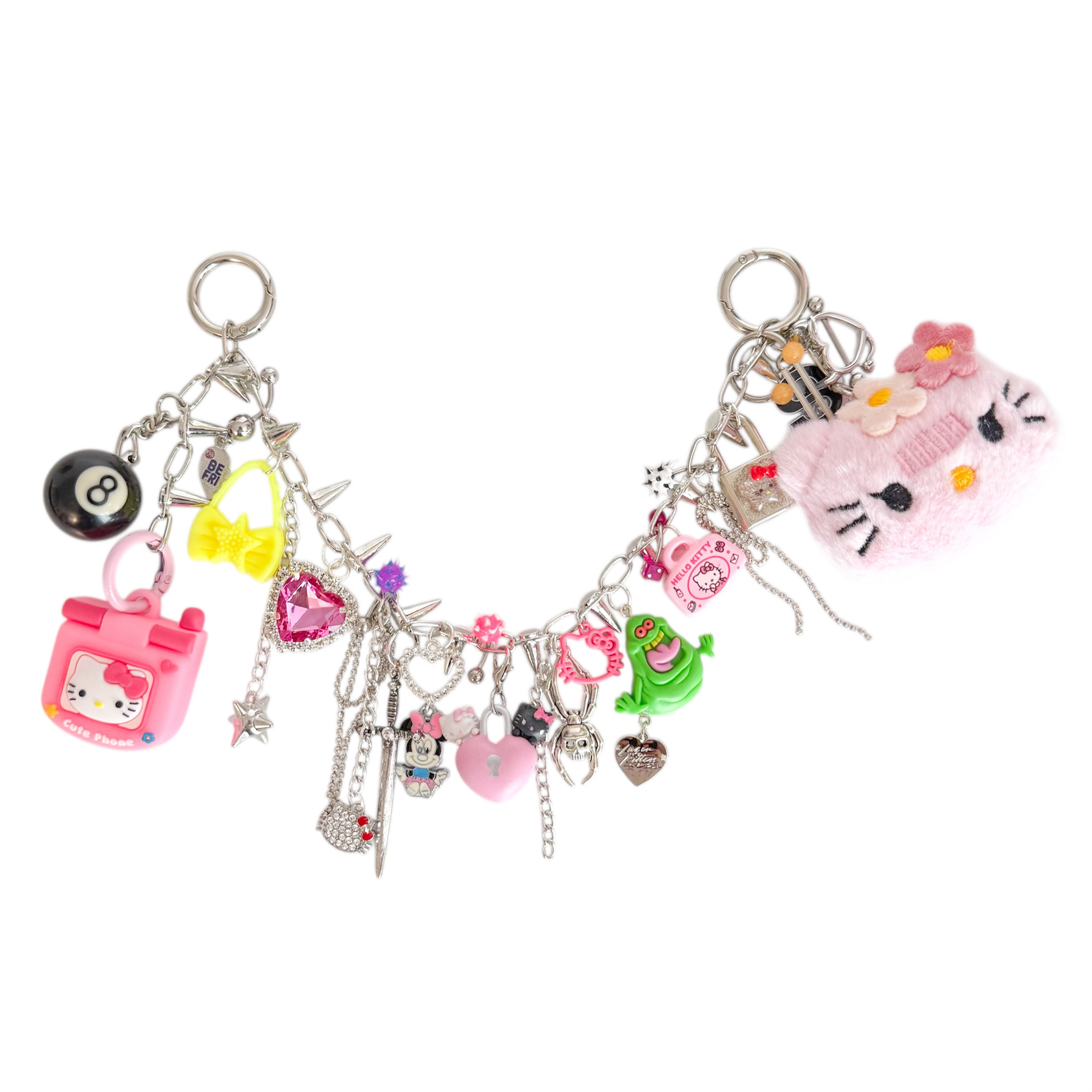 Call Me Kitty Charm Bag Chain