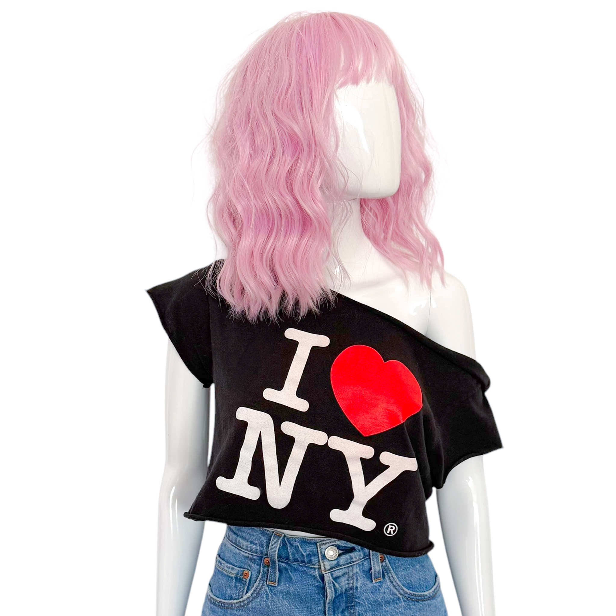 I <3 NY CROPPED VTG T-SHIRT