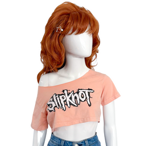 SLIPKNOT UP-CYCLED CROP TOP