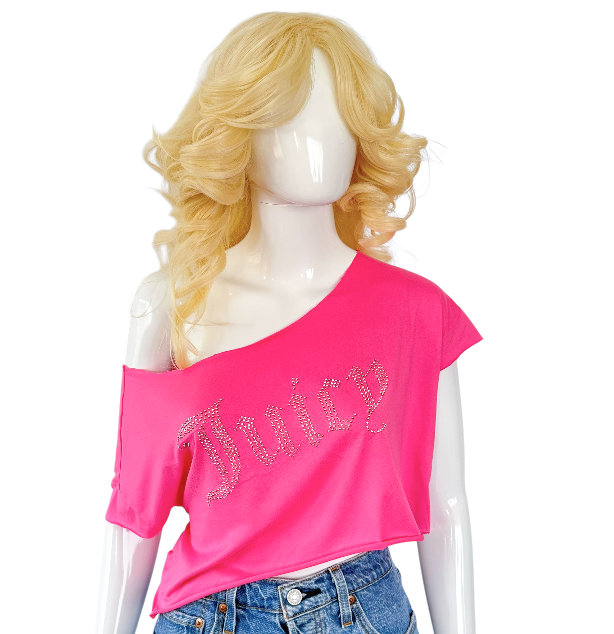 JUICY CROPPED T-SHIRT – Laser Kitten