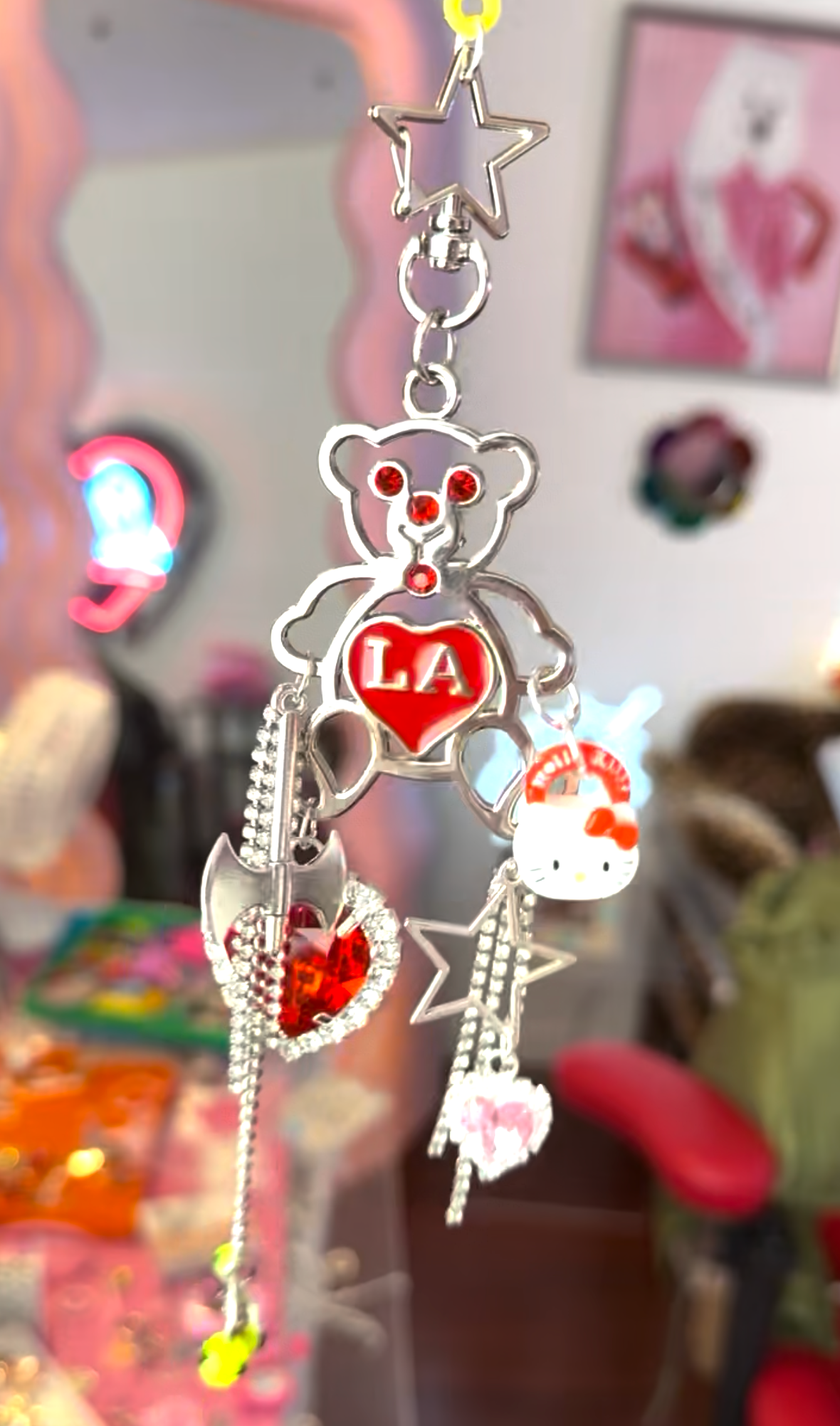 I LOVE LA Bag Charm