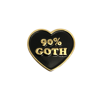90% Goth Enamel Pin (4354082799699)