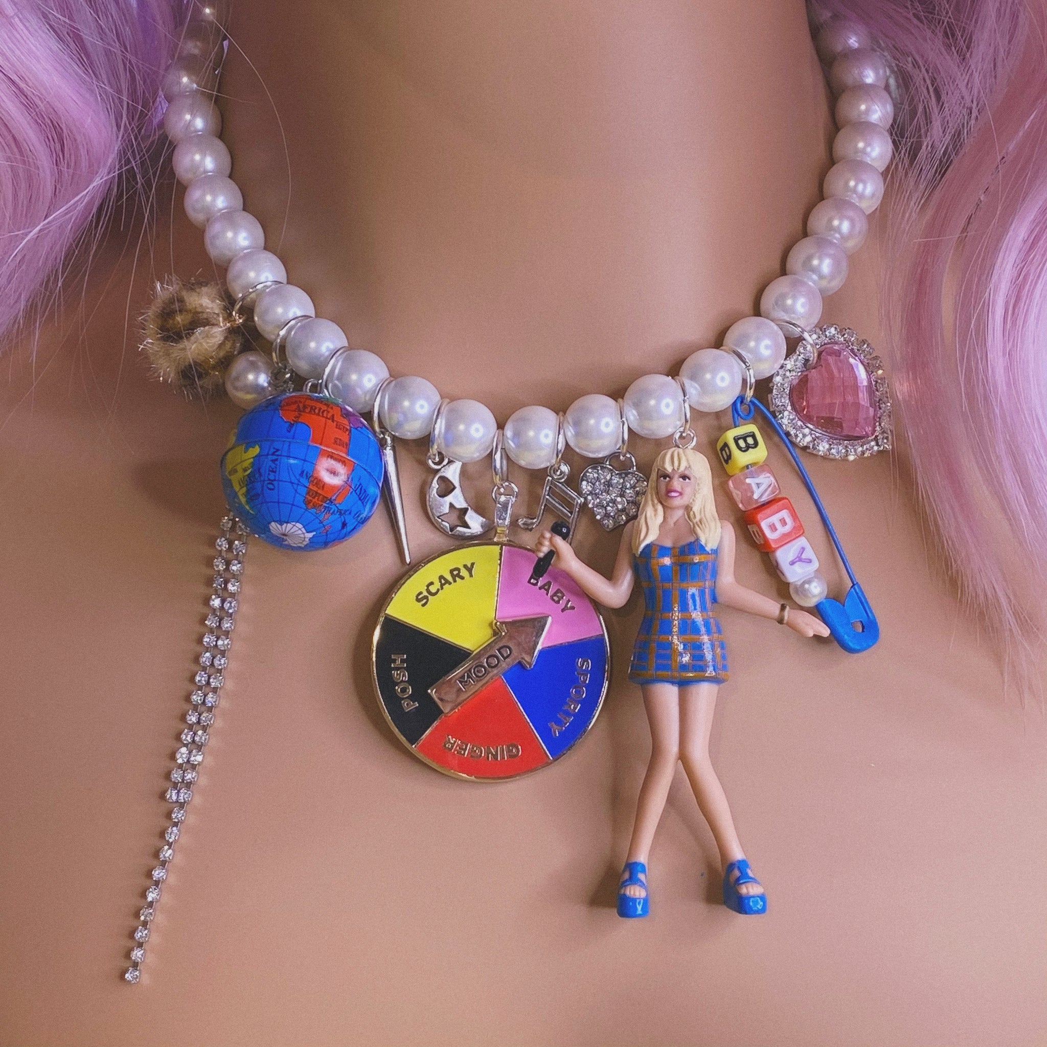 1998 Baby Spice Charm Necklace