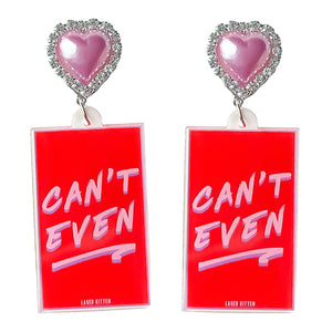 Can't Even Charm Earrings