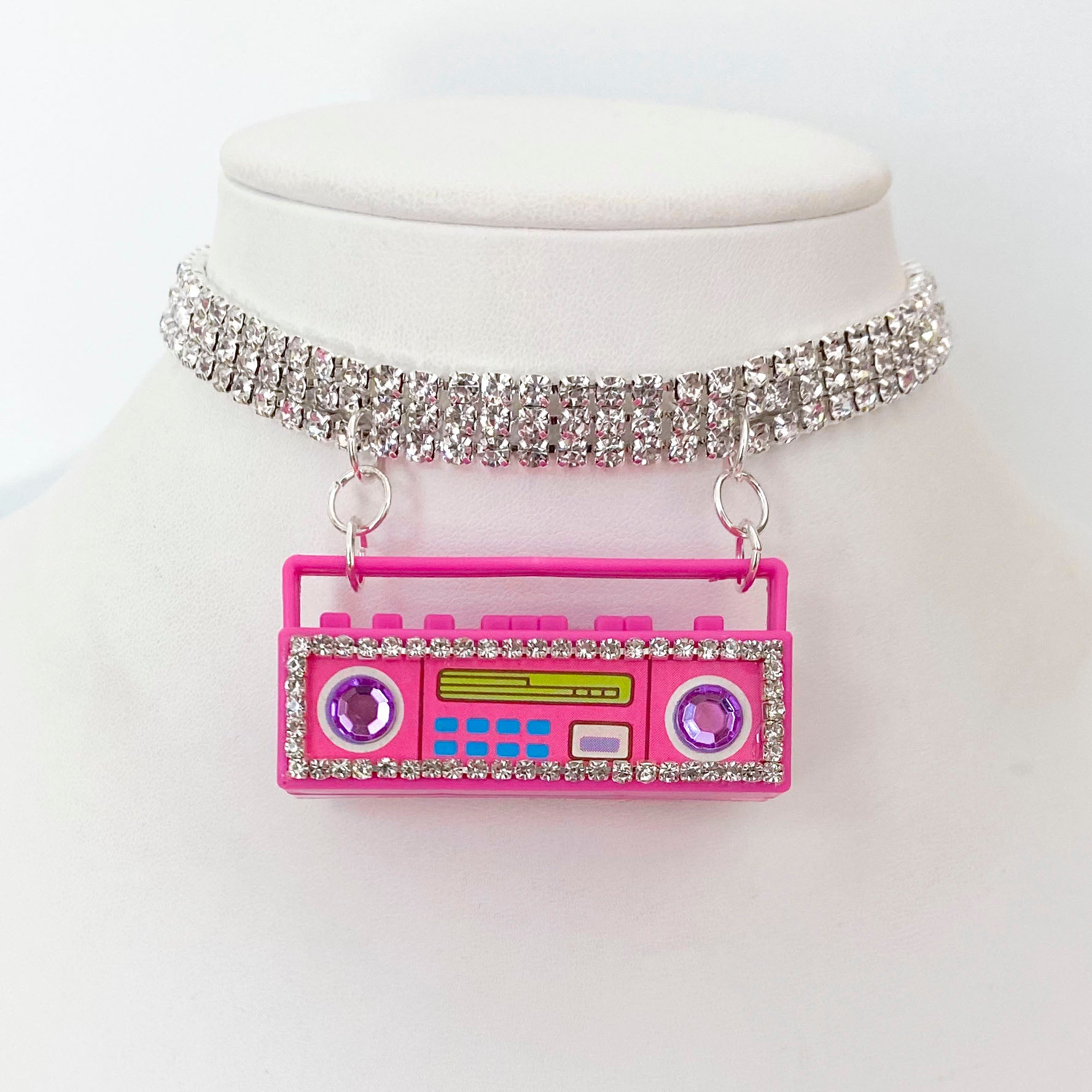 Barbie Pink Boombox Necklace