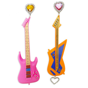 Barbie Guitars Charm Earrings