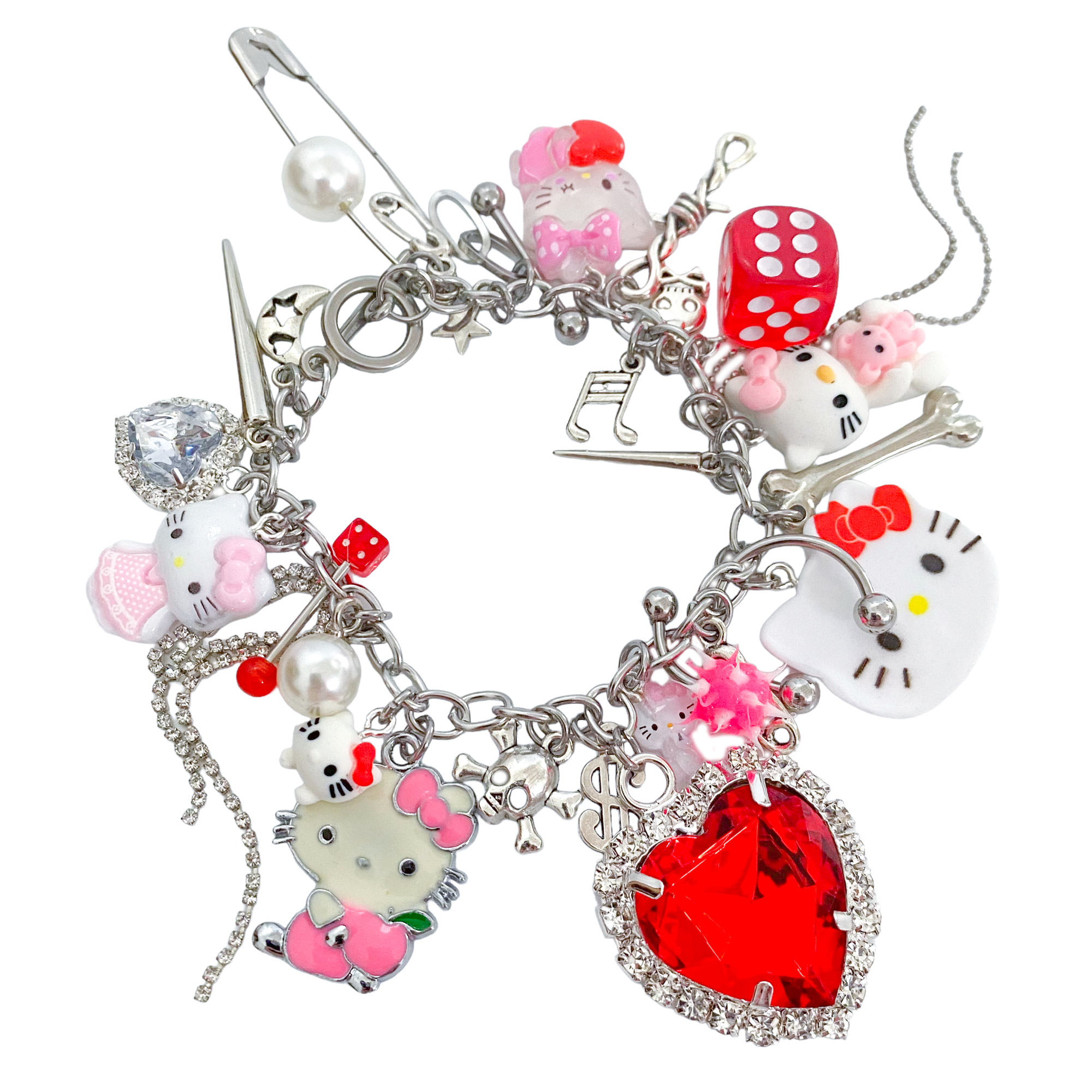 Hello Kitty Charm Bracelet – Laser Kitten