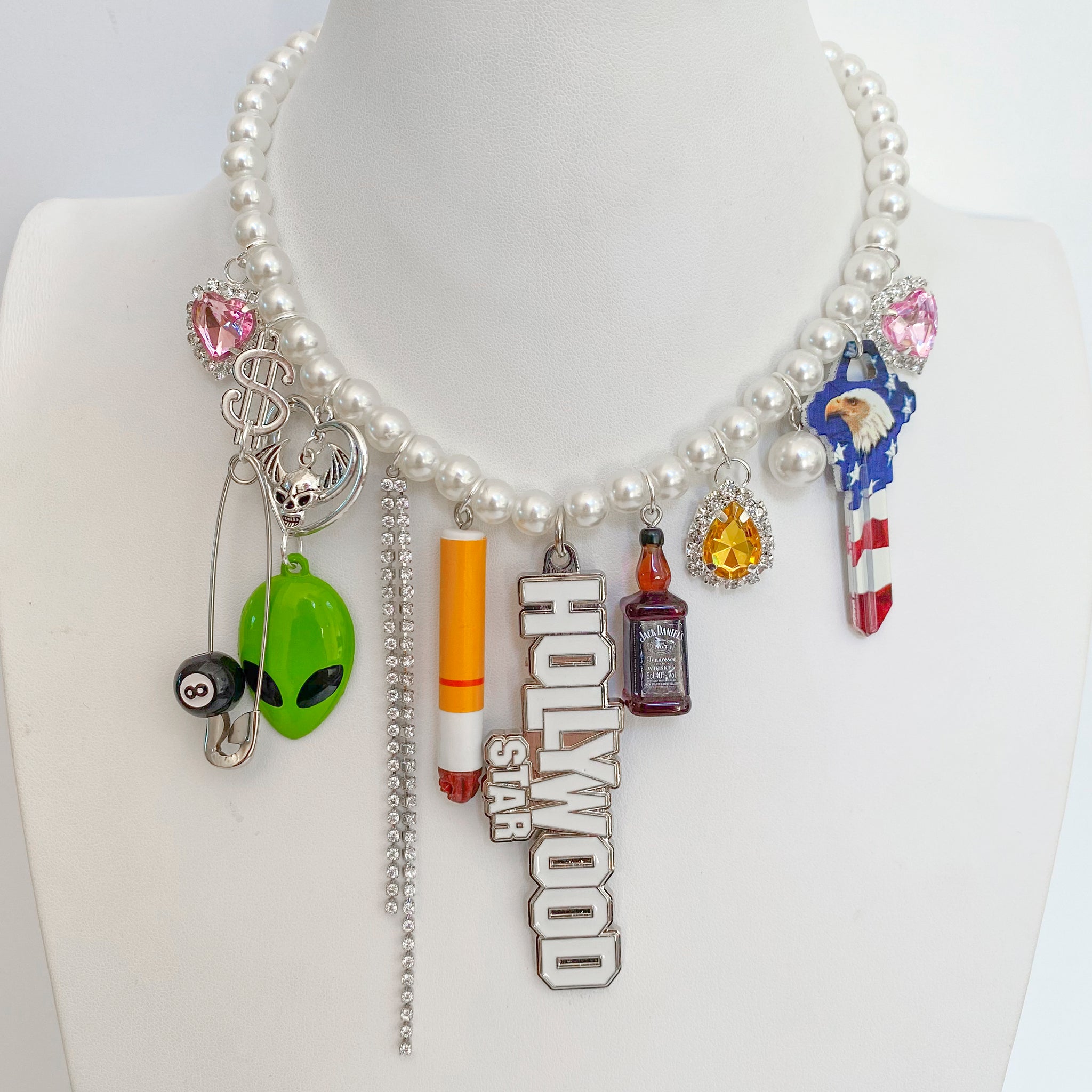 Hollywood Star Charm Necklace
