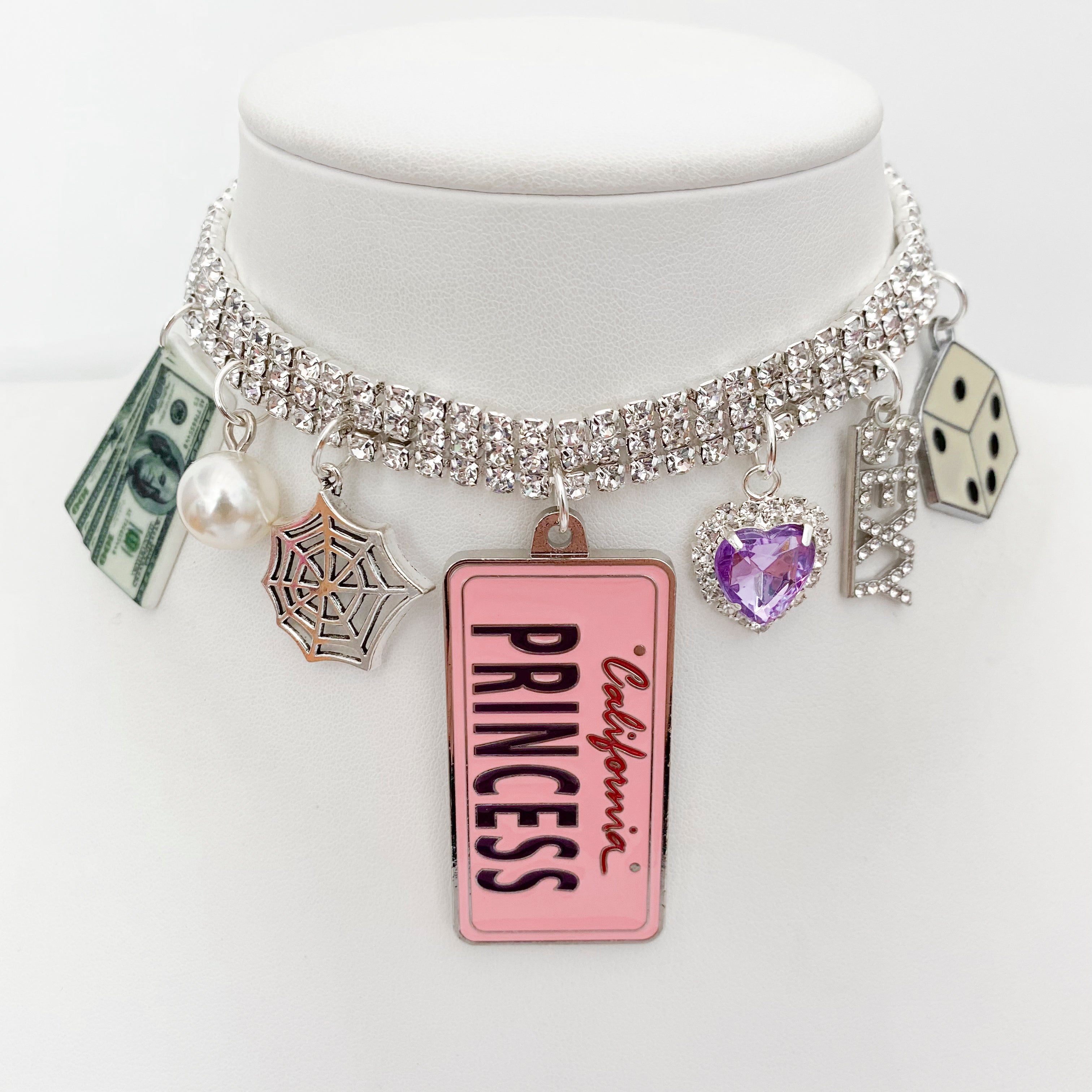 Princess deals charm necklace