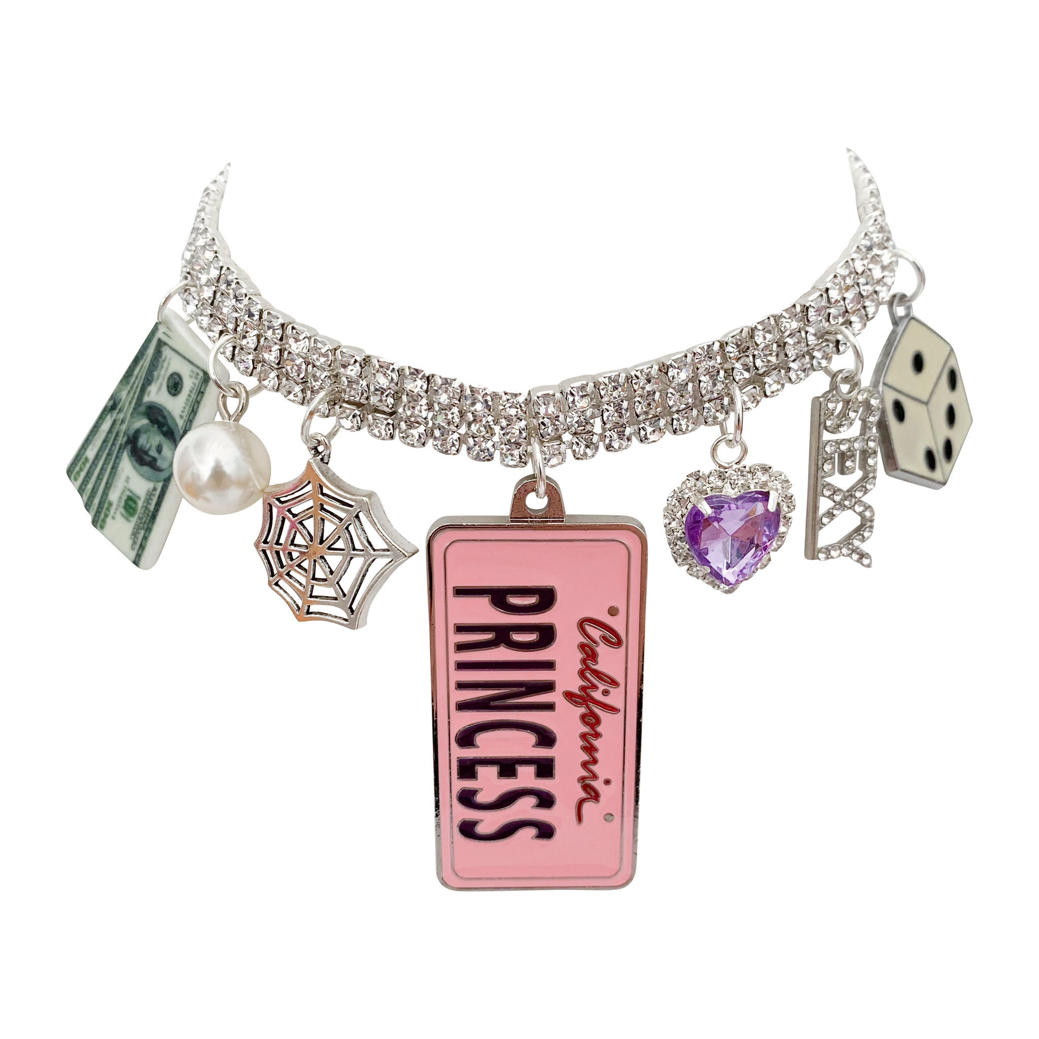 Hollywood Princess Charm Necklace
