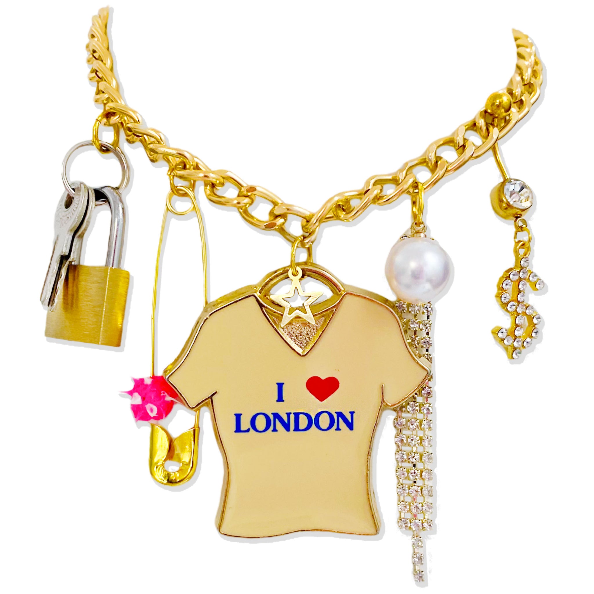 I Heart  London Necklace