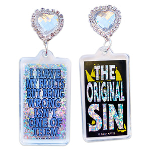 Original Sin 80's Keychain Earrings
