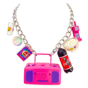 Barbie 90's Sleepover Charm Necklace