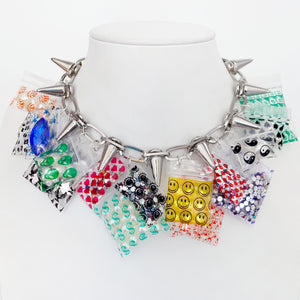 Magic Baggies Spiked Necklace