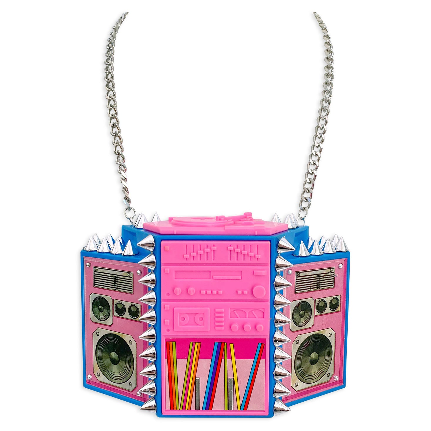 Barbie Stereo System Punk Necklace