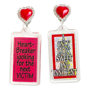 Heartbreaker 80's Keychain Earrings