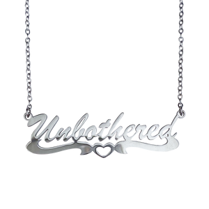 Unbothered Silver Necklace