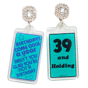 Birthday Girl 80's Charm Earrings