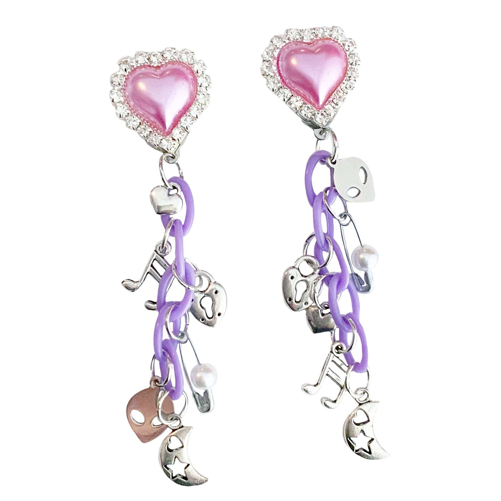 Out Of This World Mini Charm Earrings