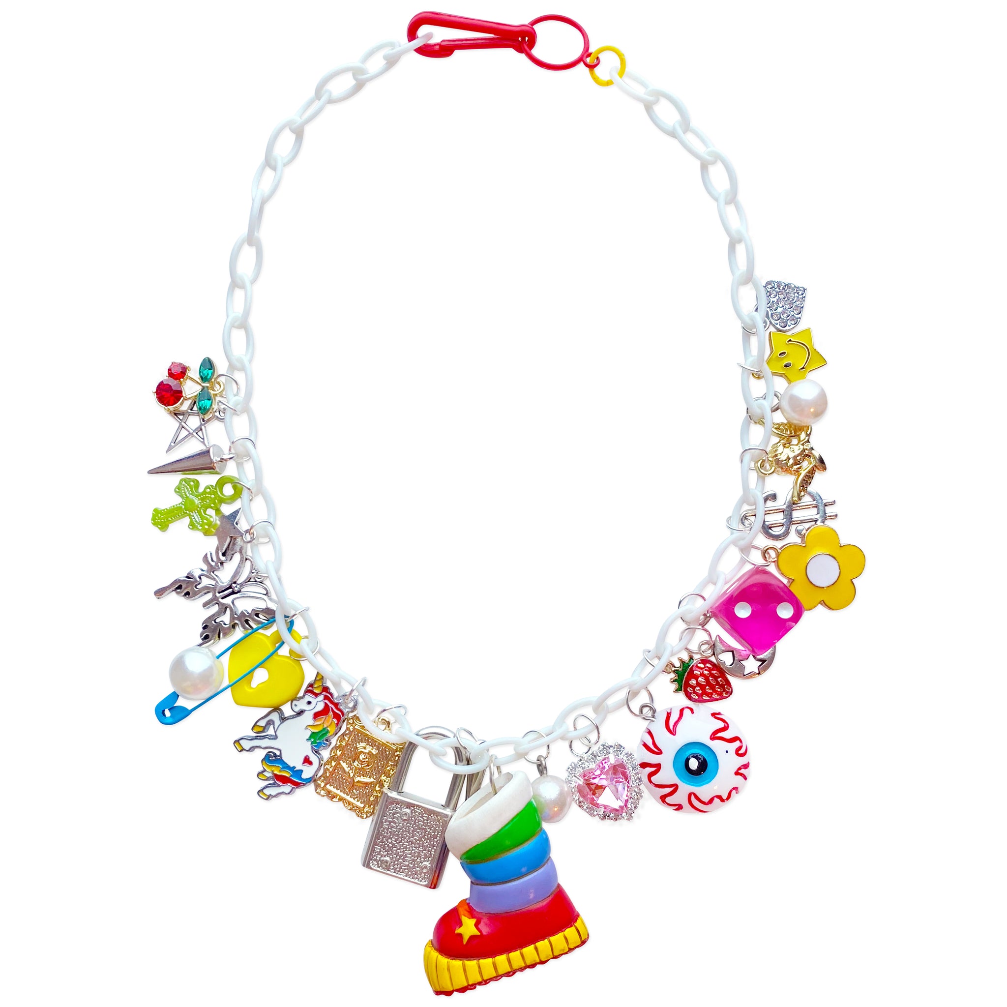 Rainbow Brite Charm Necklace