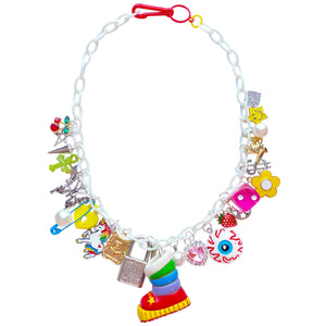 Rainbow Brite Charm Necklace