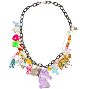 Sad And Rad Charm Necklace