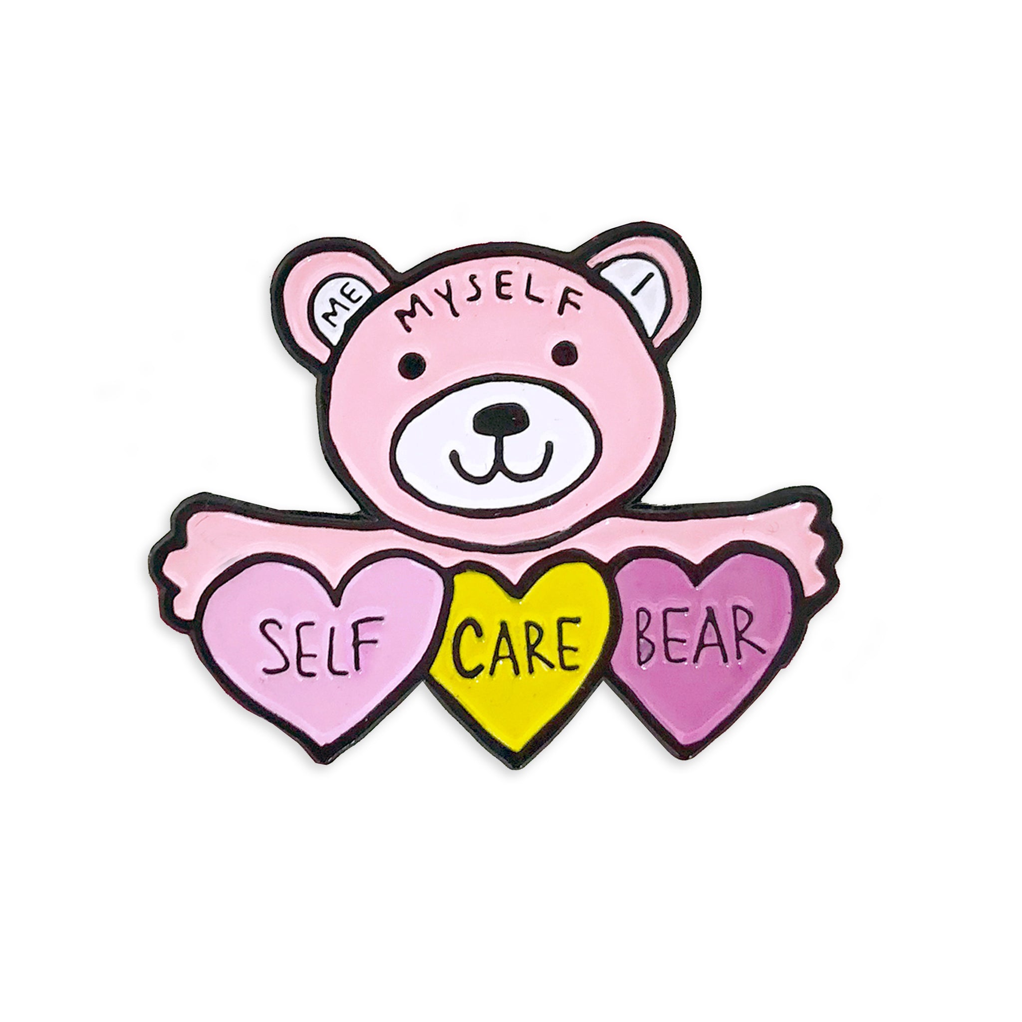 Self Care Bear Pin-Laser Kitten (2456702582867)