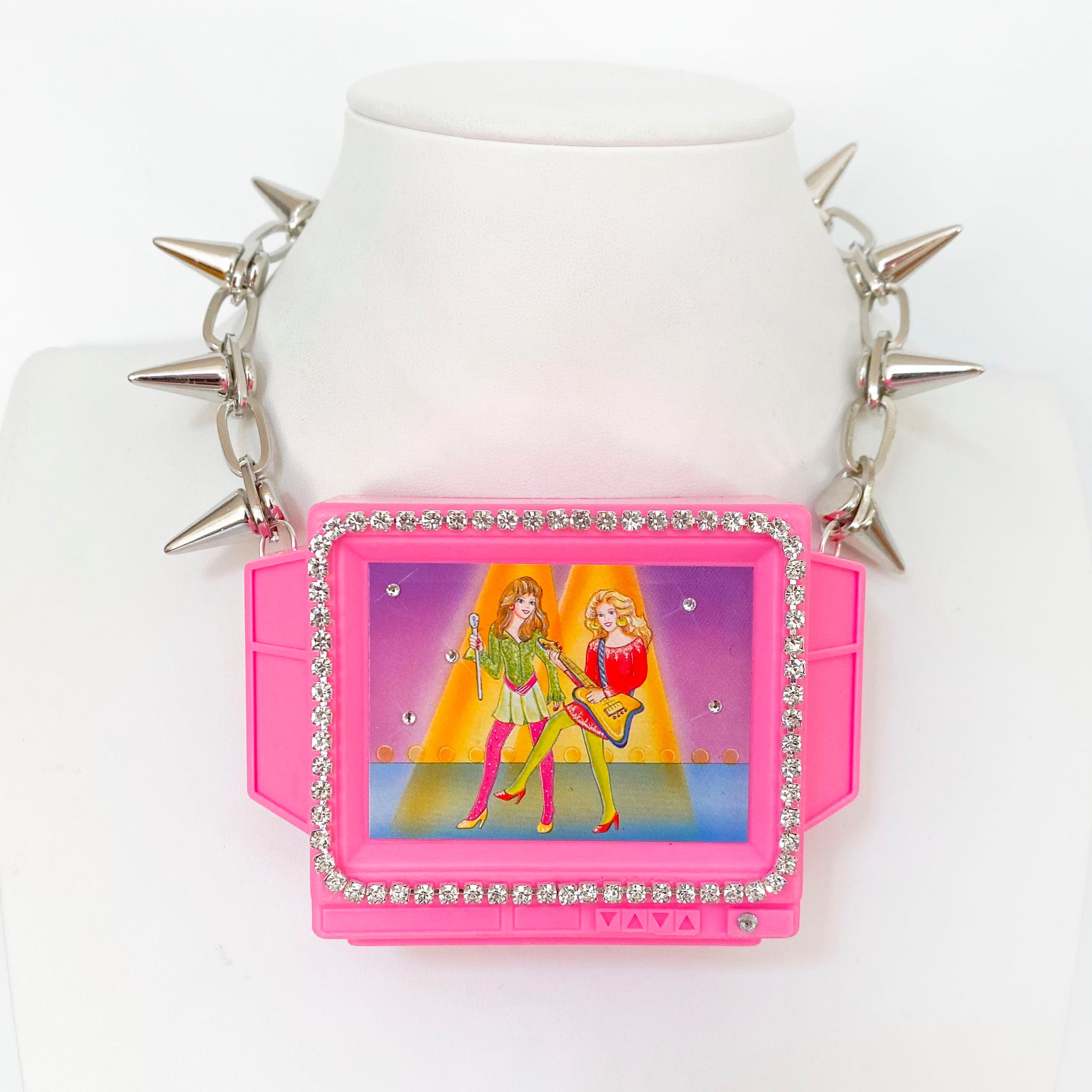 Barbie TV Spiked Necklace